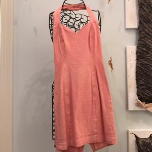 Vintage Fitted Halter Dress